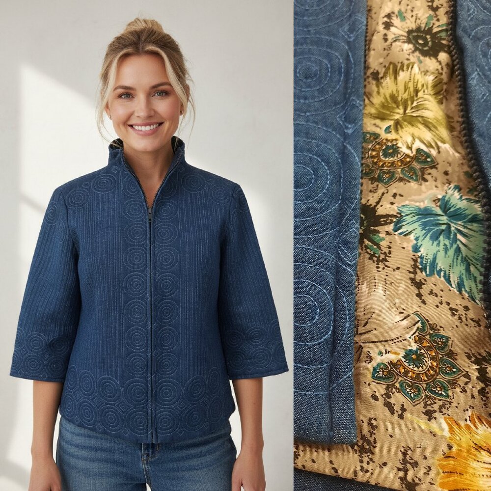 Vtg Y2K boho embroidered jacket - Casual Studio brand
